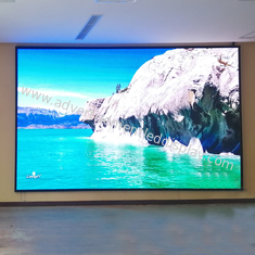 Armário de alumínio para publicidade interior com LED de display anti-reflexão