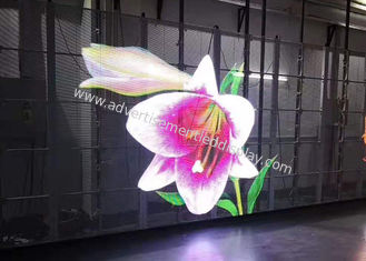 Display LED transparente de publicidade ajustável com tamanho de tela personalizável