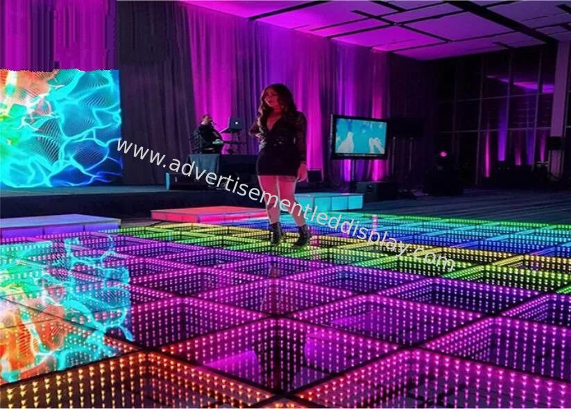 Pixel real video 1R1G1B de Kinglight da exposição de diodo emissor de luz de P3.91 Dance Floor