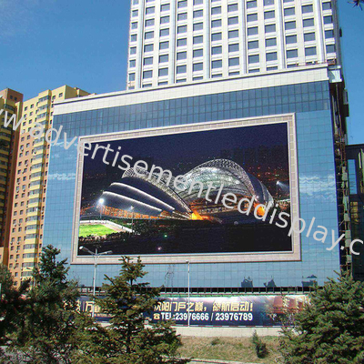 Displays LED resistentes ao tempo perfeitos para publicidade externa contínua
