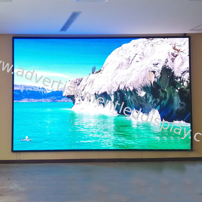 Armário de alumínio para publicidade interior com LED de display anti-reflexão