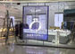 Exposição de diodo emissor de luz transparente do vidro P3.91 93 para a loja de joia