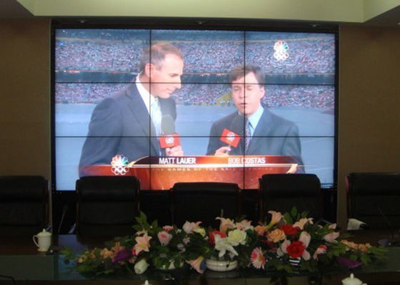55 polegadas 4x4 estreito Bezel LED Video Parede Mural Montado 3000 1 contrato