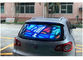 tela do diodo emissor de luz de 1000x375mm para a janela traseira do carro, exposição de mensagem do carro P3.91