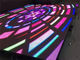 Armário de alumínio do RGB da exposição de diodo emissor de luz de Dance Floor da fase de P10mm DJ
