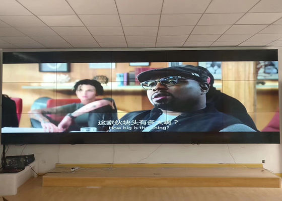 DID 55 polegadas de vídeo LED parede parede ecrã de exibição estreito Bezel Splicing