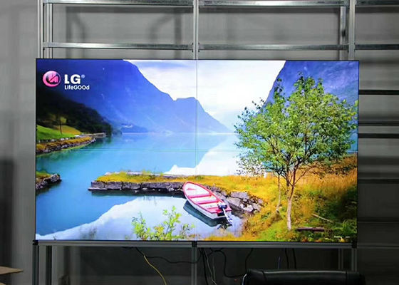 500 cd/M2 Parede de vídeo LED sem costura 16,7M Cor 6ms Tempo de resposta