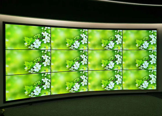 55 polegadas 4x4 estreito Bezel LED Video Parede Mural Montado 3000 1 contrato