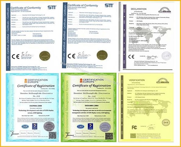 China Shenzhen Xmedia Technology Co.,Ltd Certificações